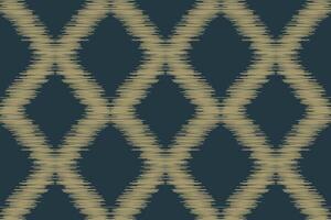 Traditional Ethnic ikat motif fabric pattern geometric style.African Ikat embroidery Ethnic oriental pattern blue background wallpaper. Abstract,vector,illustration.Texture,frame,decoration. vector