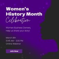 Women’s History Month LinkedIn Post template