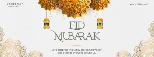 eid al fitr facebook cover for social media template