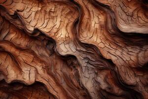 AI generated A The texture of a tree bark. Generative AI photo