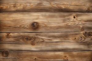 AI generated Natural wood grain patterns on a wall. Generative AI photo