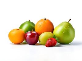 ai generado diferente tipos de Fresco frutas foto