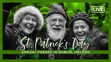 St. Patrick's Day Live Annual Parade for Youtube Thumbnail template