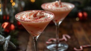 AI generated Close-up of Drink in Glass on Table photo