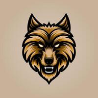 Wolf Head Logo Vector Illustration