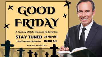 Good Friday YouTube Thumbnail template