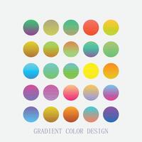 set of colorful buttons vector