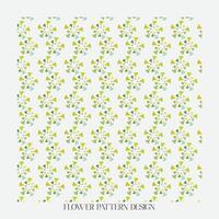 pattern with flowers vector