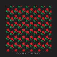 pattern with flowers vector