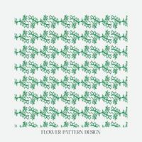 pattern with flowers vector
