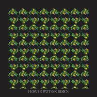 pattern with flowers vector