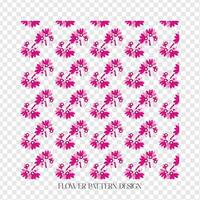 pattern with flowers vector