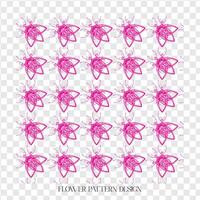 pattern with flowers vector
