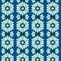 Elegant seamless geomatric floral pattern vector design. Colorful floral pattern suitable for background, texture, fabric, wrapping, textile, clothing, print or others.