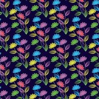 Elegant seamless decorative floral pattern vector design. Colorful floral pattern suitable for background, texture, fabric, wrapping, textile, clothing, print or others.