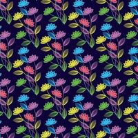 Elegant seamless decorative floral pattern vector design. Colorful floral pattern suitable for background, texture, fabric, wrapping, textile, clothing, print or others.