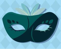 Colored carnival mask Festival Vector illustration