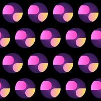 Gradient Shape Bright Abstract Seamless Textile Fabric Wallpaper Wrapping Paper Swatch Print Background vector