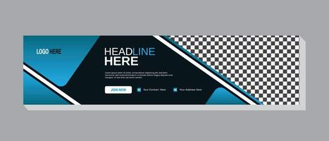 Creative approach to marketing social media Background header Cover vector