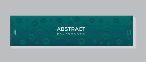 Creative and modern abstract technology social media banner template vector