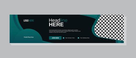 Creative approach to marketing social media banner vector