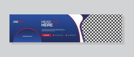 Creative approach social media Background header Cover vector