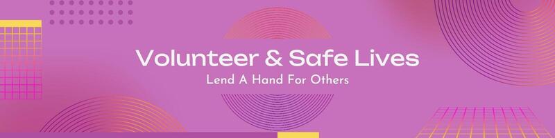 Volunteer LinkedIn Banner template