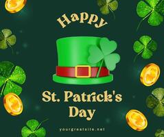 saint patricks day for social media design template