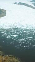 global warming effect on glacier melting in Norway video