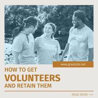 Tips Volunteer LinkedIn Post template