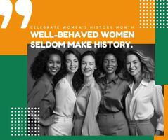 Women's History Month Campaign Facebook Post template