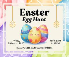 Easter Egg Hunt Event template