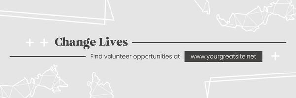 Volunteer X Header template