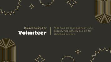 Volunteer Youtube Banner template