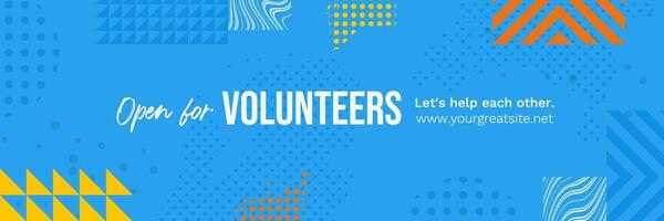 Volunteer X Header template