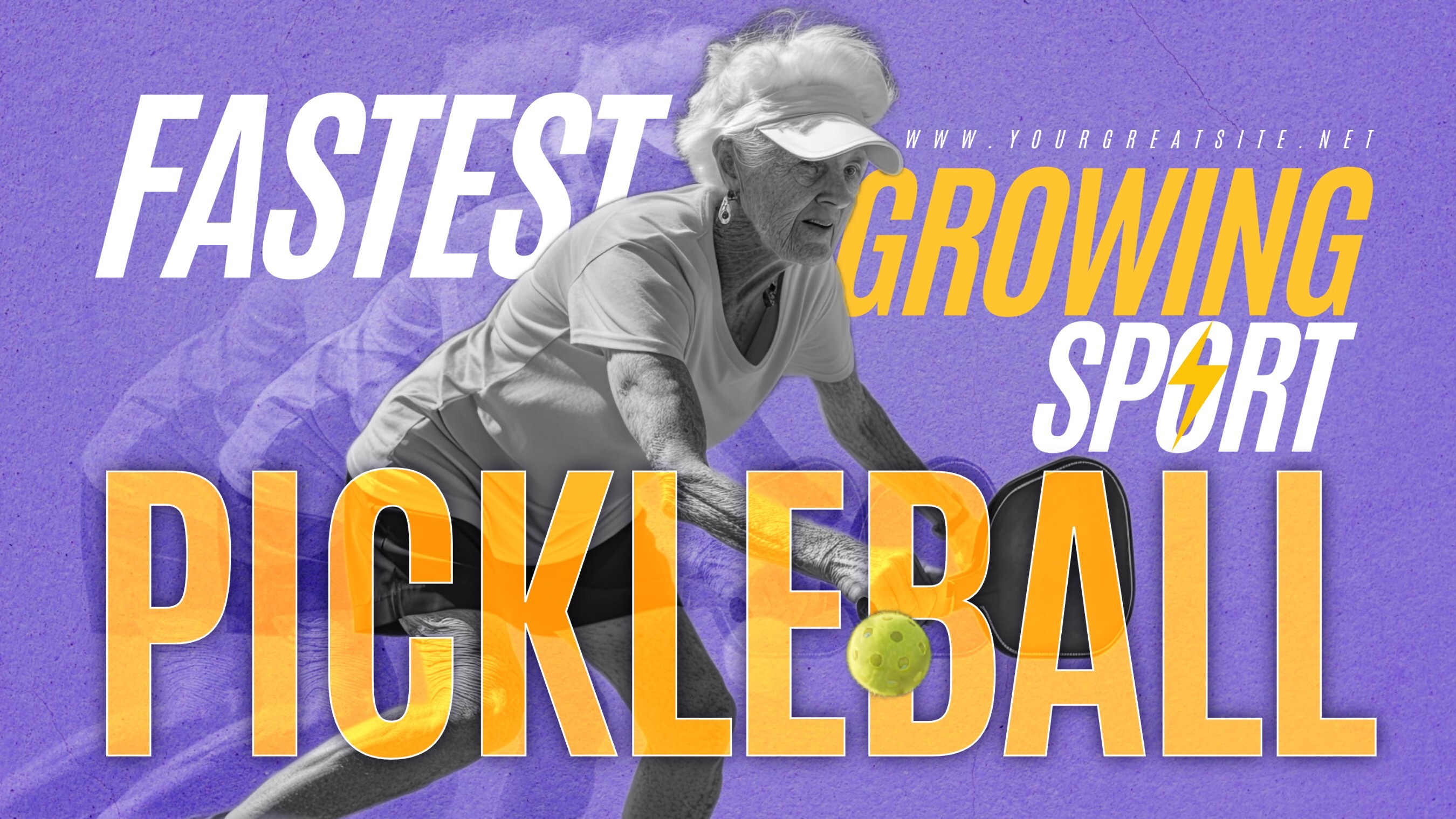 Pickleball Fastest Growing Sport Campaign for Twitter Post