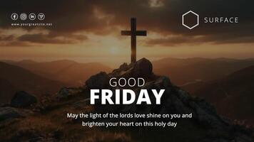 good friday for social media design ideas template