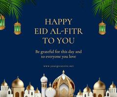 facebook post for eid al fitr template