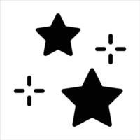 star in flat design style vector