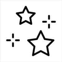 star in flat design style vector