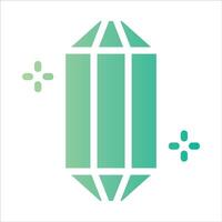 gem in flat design style vector