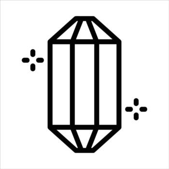gem in flat design style vector