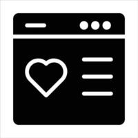 dating app in flat design style vector