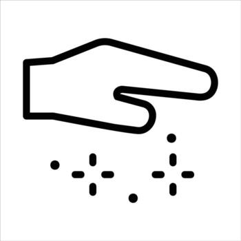 dust in flat design style vector