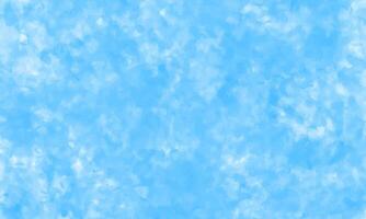 blue watercolor background with white clouds vector