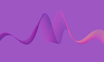 a purple background with a wave pattern vector