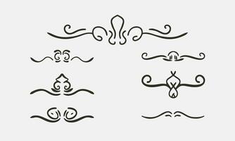 set of decorative elements for your design vector