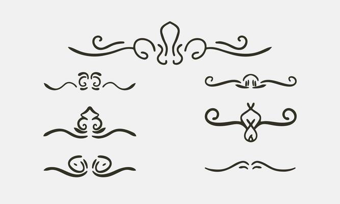 set of decorative elements for your design