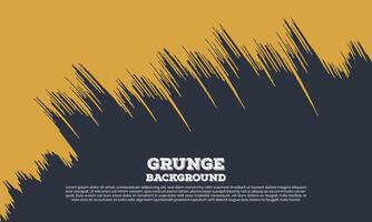 grunge background with a black and yellow background vector