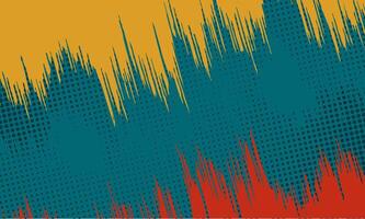 a poster with a red and blue background vector